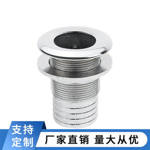 Bouchon de vidange en forme de pagode, sortie d'eau demi-diamètre, accessoires de pompe marine pour yacht, bateau rapide, ventilation, eaux usées - Product Image 5