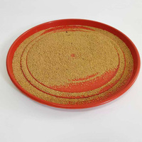 Nouveau plateau et assiette d'alimentation ronds en plastique PP épais rouge multi-tailles pour poussins, poulets, canards, cailles avec une longue durée de vie