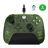 Manette de jeu filaire 8BitDo pour Xbox Series X | Manettes à effet Hall One Pro avec boutons arrière et coque transparente Jade