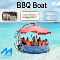 Bateau électrique flottant pour jeux d'eau artisanat salle à manger loisirs divertissement dans les parcs-1 pièce quantité minimale de commande