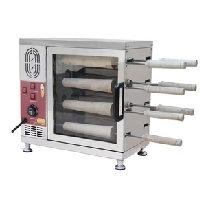 เครื่องทำขนมเค้กปล่องไฟและขนมปังม้วนไฟฟ้า 110v 220v สำหรับเชิงพาณิชย์ ประสิทธิภาพสูง ปรับแต่งได้ และเป็นของใหม่ - Product Image 1