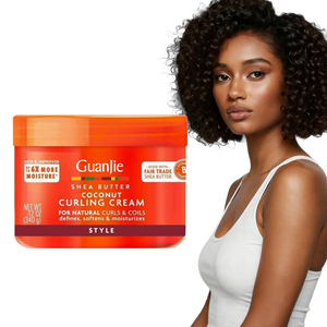 Crème Coiffante en Gros à la Noix de Coco Bio Hydratante Anti-Frisottis pour Définir et Redonner Volume aux Boucles - Product Image 5