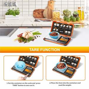 गहने के लिए अनुकूलित मिनी 500 जी/1000 जी 0.01 जी डिजिटल डिस्प्ले किचन फूड स्केल - Product Image 4