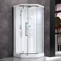 Nouveaux kits de paroi de douche blanche pour salle de bain avec panneaux muraux en acrylique