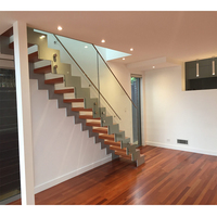 Escalier en bois de chêne, loft intérieur moderne, escalier/escalier/échelle
