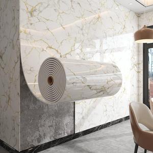 Carta <span class=keywords><strong>da</strong></span> Parati Adesiva Effetto Marmo Senza Colla per Rivestimento Pareti di Bagno e Cucina per Appartamenti, Hotel e Decorazione Casa - Product Image 4