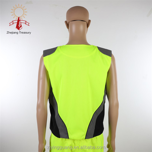 Ceinture de sécurité réfléchissante haute visibilité pour moto, boucle de ceinture de sécurité réfléchissante, déclipsable, gilet de sécurité ANSI classe 2 avec poches - Product Image 4