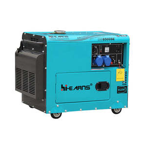 Hi-earns DG8500SE Luftgekühltes System Leiser Dieselgenerator 6KW, mit Rädern Leicht zu Bewegen - Product Image 1