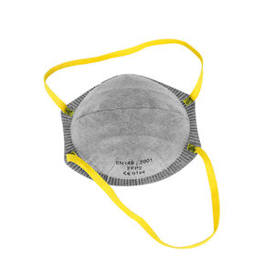 Ready Ship 10er Pack China FFP2 Cup Gesichts maske Grau Aktivkohle Geruch Nebel frei Nasen abdeckung Atmungs merkmale Komfortabler Kopf - Product Image 1