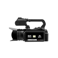 Kamera Video Digital 6K, layar IPS 3.0 penglihatan malam 18X perbesaran Digital untuk YouTube siaran langsung Vlog