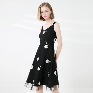 Design de mode dames vêtements femme robes femmes été sexy <span class=keywords><strong>robe</strong></span> trapèze - Product Image 3