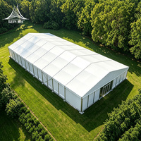 Carpa de Almacenamiento Exterior de Aluminio Resistente con Cubierta de PVC Impermeable para Almacenamiento Industrial