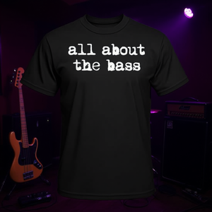 Camiseta All About The Bass, bajo eléctrico de 4 cuerdas, para amantes de la música - Product Image 3