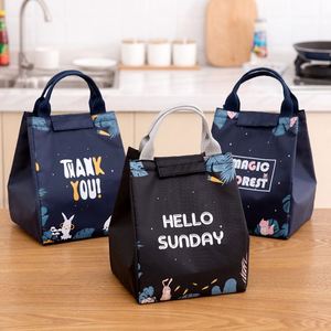 Cartoon <b>Lunch</b> <b>Women</b> Fresh Cooler Bags <b>Lunch</b> <b>Box</b> Tote Food Insulated Waterproof Portable Zipper Thermal Aluminum Foil Backpack 1 - Product Image 2