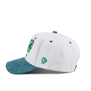 Cappellino da Baseball Personalizzato con Visiera in Camoscio e Ricamo, Logo Personalizzato, 5 Pannelli, Vendita all'Ingrosso - Product Image 2