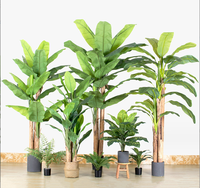 Natrual Touch Palmier du Voyageur Artificiel Faux Bananier Géant Japonais Faux Grue Fleur Plante Oiseau de Paradis Arbre