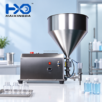 Machine de remplissage semi-automatique de précision à pompe à engrenages pour liquides et pâtes visqueuses – Durable, précise, fiable, robuste, facile à nettoyer