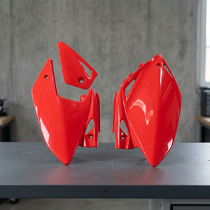 Pannelli laterali rossi 070 per carenatura moto Honda CRF 450X 2005-2016 - Product Image 2