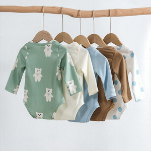 <span class=keywords><strong>Ropa</strong></span> de Bebé al por Mayor de Fábrica, <span class=keywords><strong>Conjunto</strong></span> de <span class=keywords><strong>Ropa</strong></span> Tejida para Recién Nacidos, 100% Algodón, Mameluco para Bebé - Product Image 1
