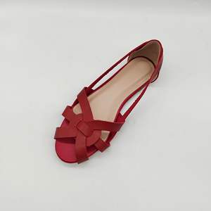 Chaussures de sport pour femmes, 2022 En cuir PU. Plat <span class=keywords><strong>sandale</strong></span> personnalisé - Product Image 3