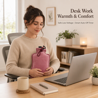 Chauffe-mains électrique portable haut de gamme personnalisé, à faible tension, avec arrêt automatique, sac chauffant réutilisable pour bureau, maison