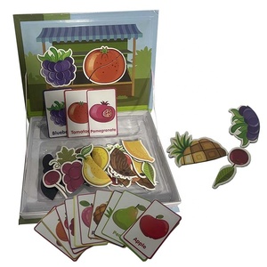 Personnalisé Enfants Occupés Éducatifs Apprentissage Enfants <span class=keywords><strong>Alphabet</strong></span> Jouets Magnétique Puzzle Livre Impression - Product Image 1
