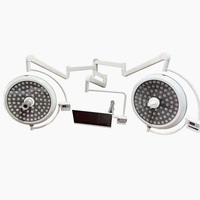 Haute qualité double bras plafond médical lampe sans ombre chirurgie lampe d'opération Ot lumière avec écran d'affichage de caméra