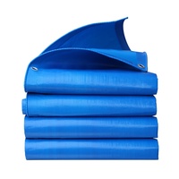 Bâche de protection imperméable en soie tissée 100% bleue et orange pour jardin, abri pour animaux, pergola et enclos extérieur