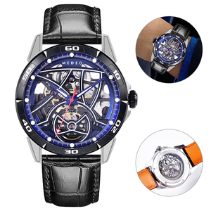 Sáng Tourbillon Đồng Hồ Cơ Khí Nhà Máy Biểu Tượng Tùy Chỉnh Chính Hãng Dây Đeo Da Không Thấm Nước Tự Động Đồng Hồ Cơ Khí - Product Image 1