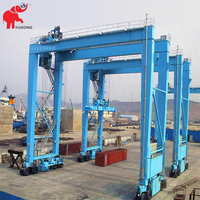 Grue à portique sur pneus RTG à faible consommation de carburant, prix usine, 20T 40T 60T, pour terminal logistique portuaire et conteneurs