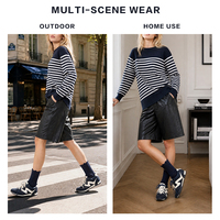 Nouvelles chaussettes mi-mollet pour femmes 2026 – Style japonais épais, respirantes, confortables et chaudes avec volants pour l'hiver