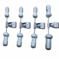 Amortisseur de vibration stockbridge en acier galvanisé MT-1737 utilisé pour le câble OPGW
