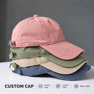 Gorra de Béisbol de Alta Calidad, 100% Algodón, Sin Estructura, Estilo Dad Hat, 6 Paneles, Logotipo Personalizado, Letra Bordada en 3D - Product Image 1
