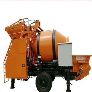 Chine Usine Directe Bétonnière Avec Pompe Électrique 1 Moteur Remorque Bétonnière Pompe - Product Image 2