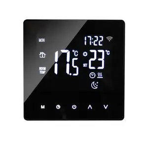 Temperatuurregeling Touchscreen Digitale Kamer Thermostaat Ip20 Ntc Sensor 86*86*14Mm Grootte