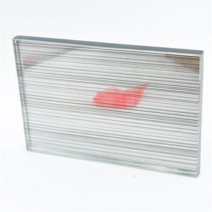 Offre Spéciale <span class=keywords><strong>prix</strong></span> de gros personnalisé tissu laminé motif verre couleur Art décoratif figuré texturé feuille de verre - Product Image 1