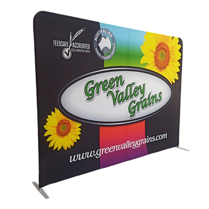 Flexzion 8ft Portable Telescopic Banner Stand