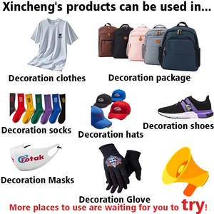 Etichette di abbigliamento tridimensionali in Silicone <span class=keywords><strong>3D</strong></span> personalizzate professionali nuovo modello di moda a piccoli punti di lusso di tendenza trasferimento di calore - Product Image 5