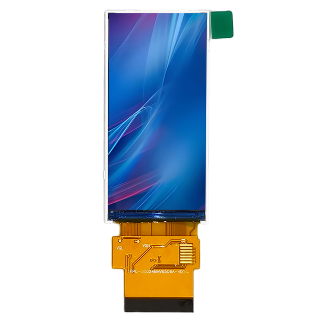 2.4" Bar LCD Module 222x480 SPI/RGB Dual-IF, Wide View TFT Display for Automotive Clusters & IoT Devices - Industrial Grade