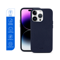Étui de téléphone portable antichoc en PU personnalisé de haute qualité avec logo personnalisé pour 17 16 15 14 13 12 Pro Max