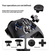 Manette de jeu sans fil ATK Battle Axe Standard Tri Mode avec joystick à effet Hall et déclencheur 1000Hz pour Switch, PC, iOS, Android