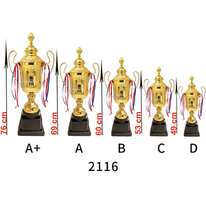 Trofeo Personalizado <span class=keywords><strong>de</strong></span> la Copa <span class=keywords><strong>Mundial</strong></span> Deportiva, Trofeo <span class=keywords><strong>de</strong></span> Campeón <span class=keywords><strong>de</strong></span> Baloncesto con Galvanoplastia Dorada, Trofeo Deportivo Personalizado - Product Image 1