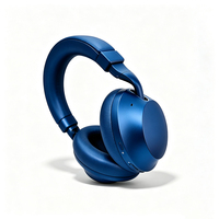 Casque audio sans fil ANC à réduction de bruit active, pliable, stéréo HiFi, pour le sport et la musique, avec micro