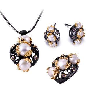 New Fashion Jewelry Sets for Women Real 18k Gold Set Quality Pure - Product Image 3