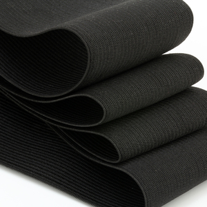 DILI DLZD-002 Elastico per Cucito 2.5cm 100% Poliestere Nero Bianco Nastro Piatto Elastico Cinghia Bungee Fascia Lavorata a <span class=keywords><strong>Maglia</strong></span> Vendita all'Ingrosso di Fabbrica - Product Image 2