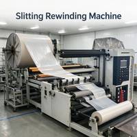 Machine de découpe et de rembobinage de film laminé en papier kraft, découpe de précision pour matériaux à large bande de largeur et grand diamètre
