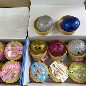 ของเล่นบีบตุ๊กตาซาลาเปาแบบมีกลิตเตอร์ TPR มอลโทส ของเล่นนุ่มนิ่ม บีบแล้วคืนตัวช้า ของเล่นคลายเครียด ของเล่นเสริมพัฒนาการ 14+ ปี สำหรับทุกเพศ - Product Image 2