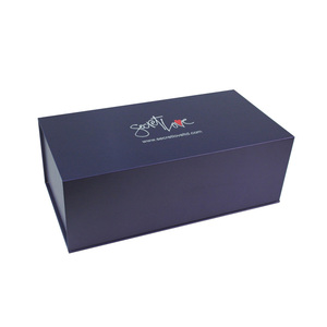 Custom Wholesale Luxury Closure Folding <b>Black</b> Foldable Packaging Cardboard Magnetic Gift <b>Box</b> - Product Image 4