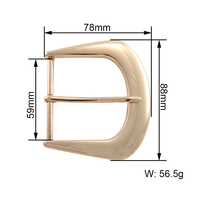 Boucles de ceinture pour hommes d'affaires, logo gravé sur mesure, alliage de zinc, métal résistant à la rouille, anti-rayures, pour ceinture en cuir