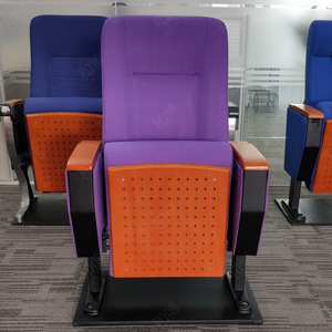 เก้าอี้หอประชุมมานวาเอ็กซ์โป รุ่น HB662 สีม่วงบีช พร้อมที่วางแขน สำหรับการนั่งแบบแถวในห้องประชุม - Product Image 3